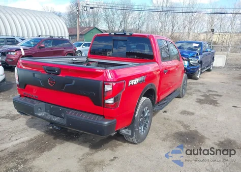 2024 Nissan Titan Pro-4X from USA, damaged, VIN 1N6AA1ED8RN118197